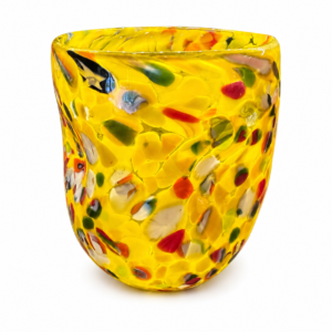 Bicchieri in vetro originale di Murano