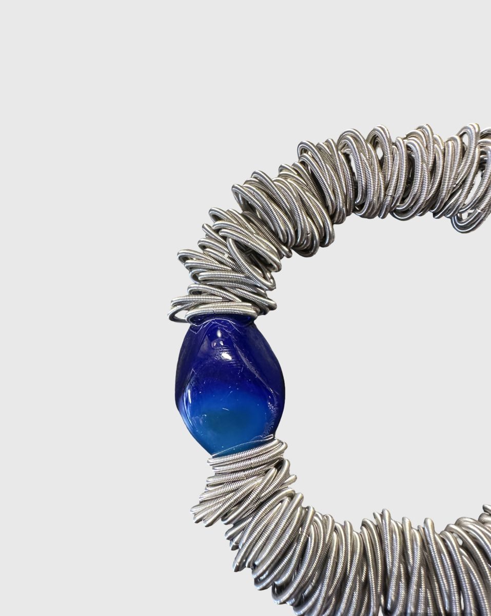 Maratea - Design bracelet in blown Murano glass and steel - Image 26